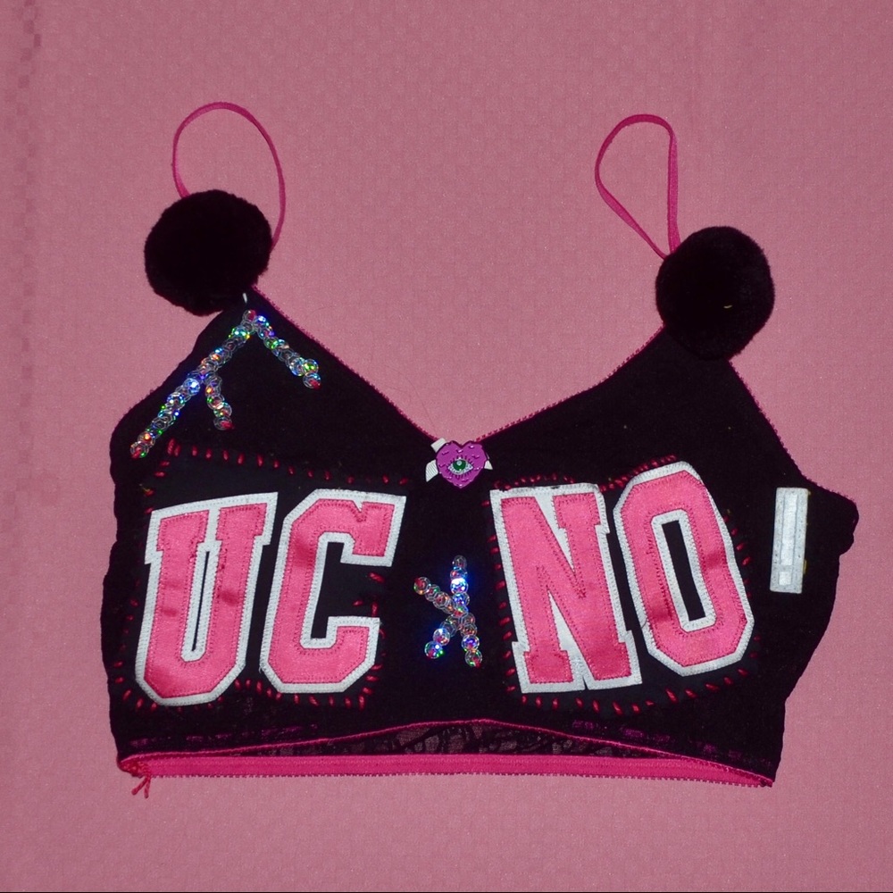 Handmade patchwork crop top